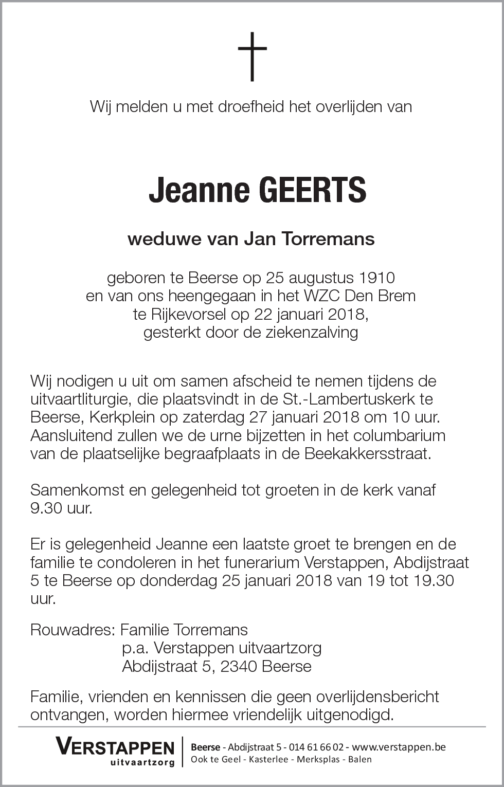 Jeanne Geerts