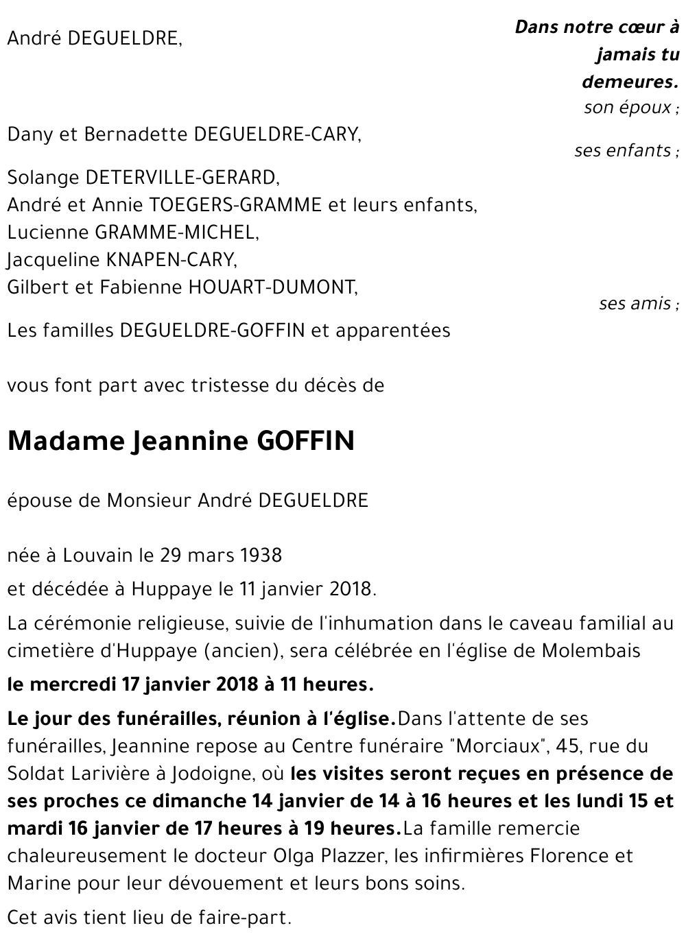 Jeannine GOFFIN