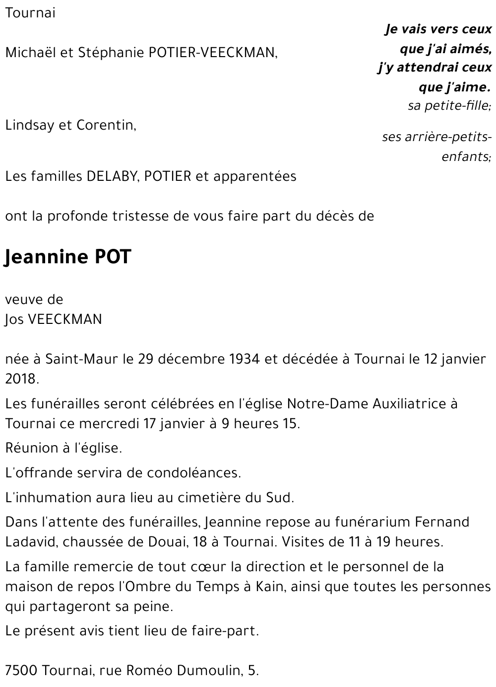 Jeannine POT