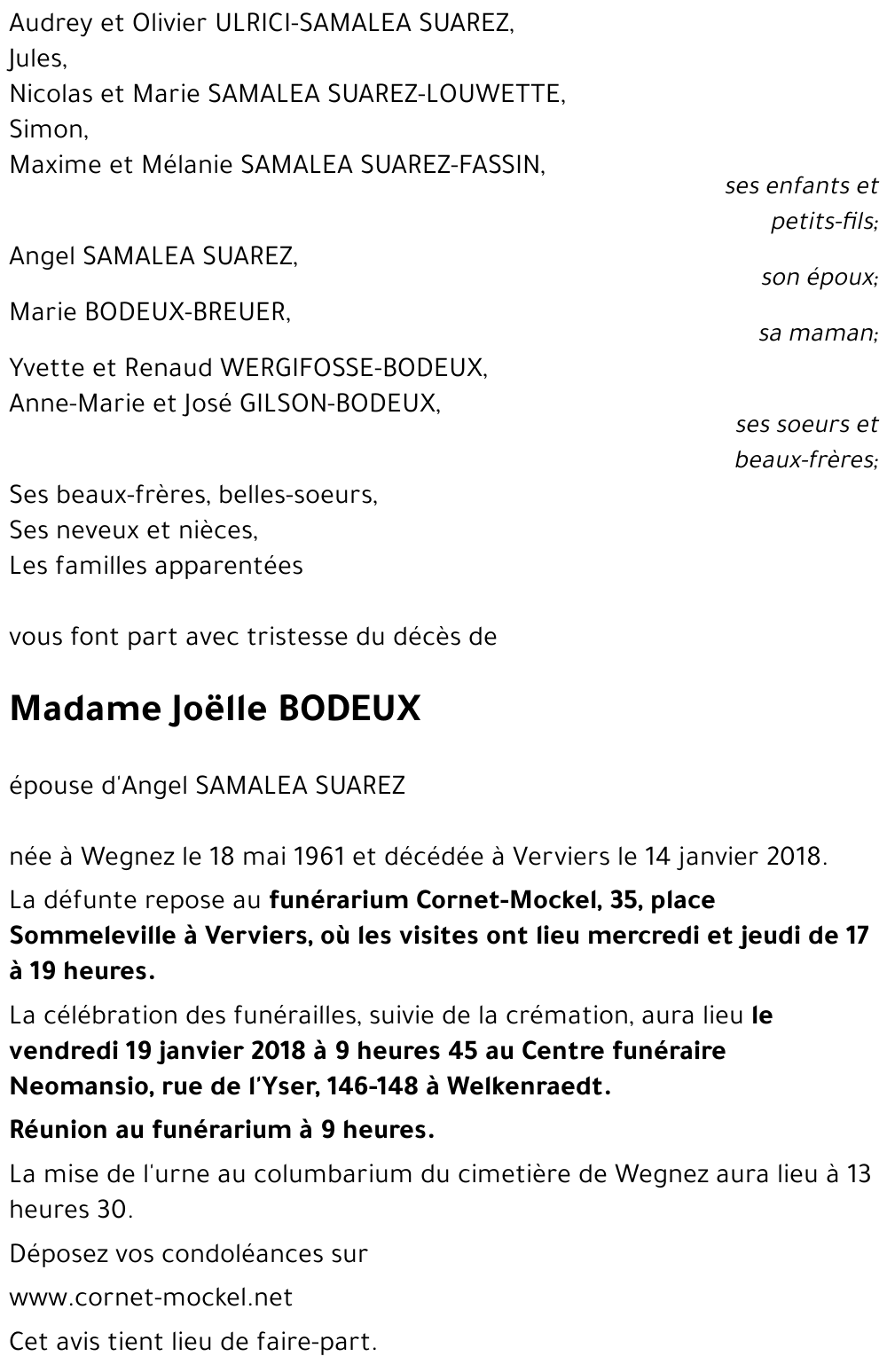 Joëlle BODEUX