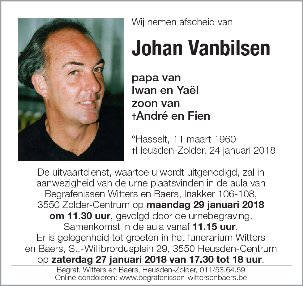 Johan Vanbilsen