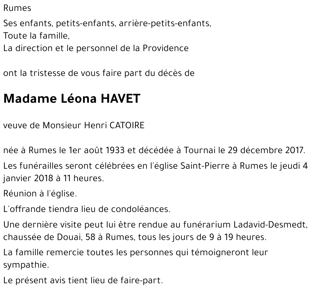 Léona HAVET