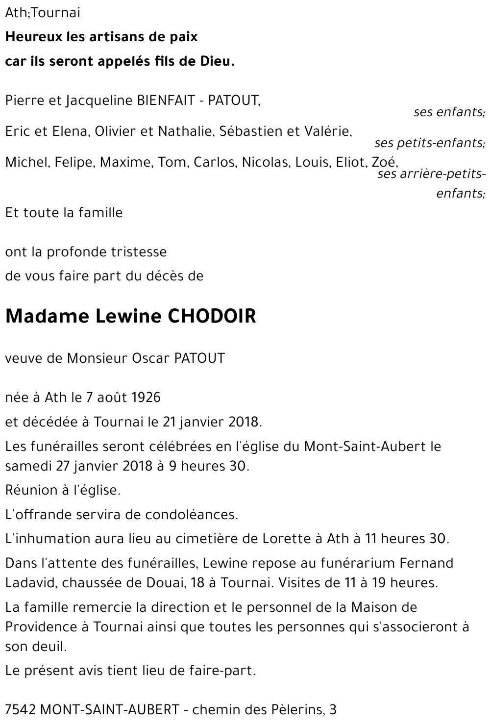 Lewine CHODOIR