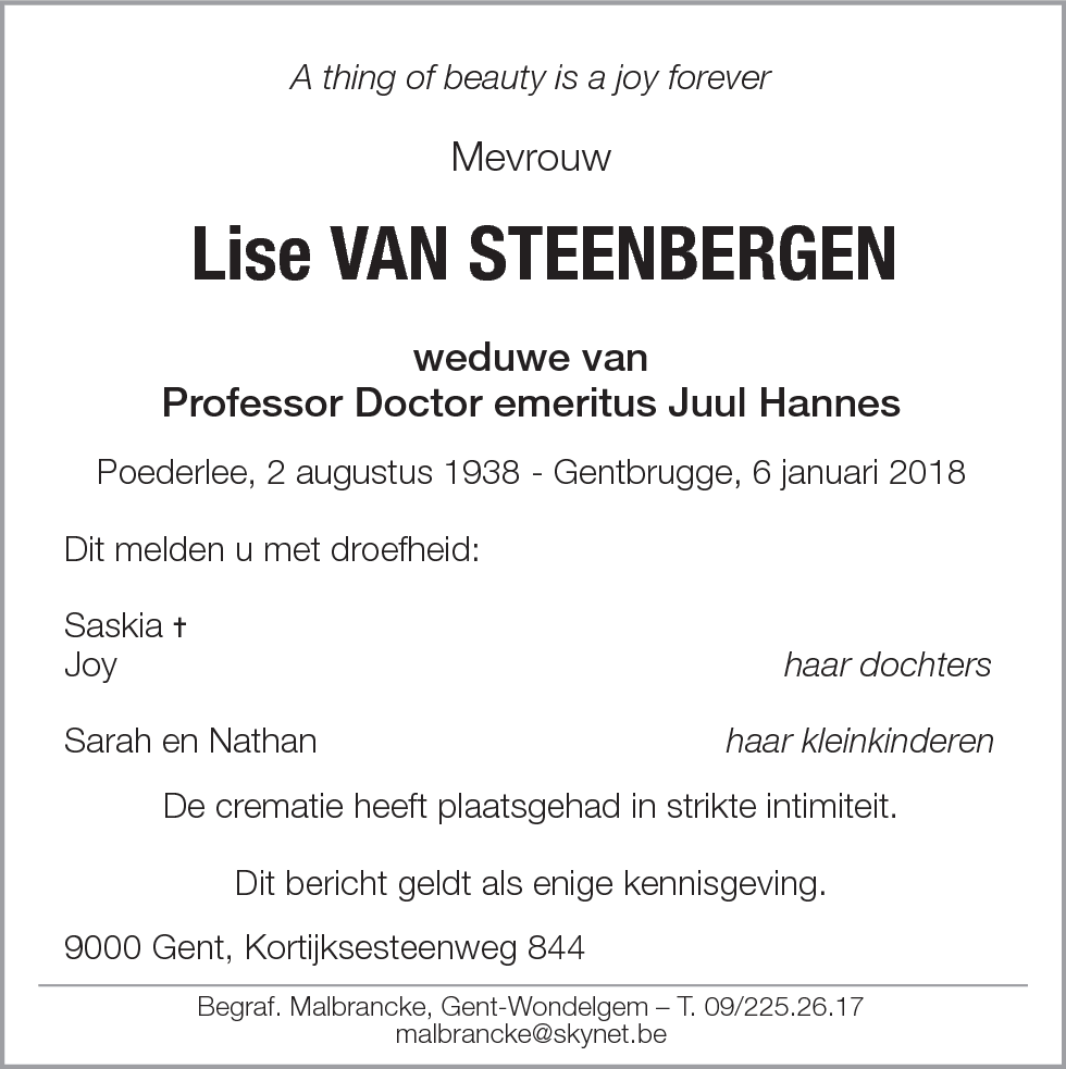 Lise Van Steenbergen