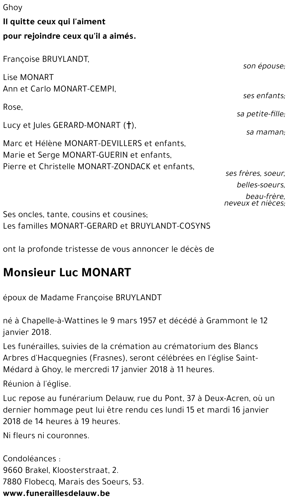 Luc MONART