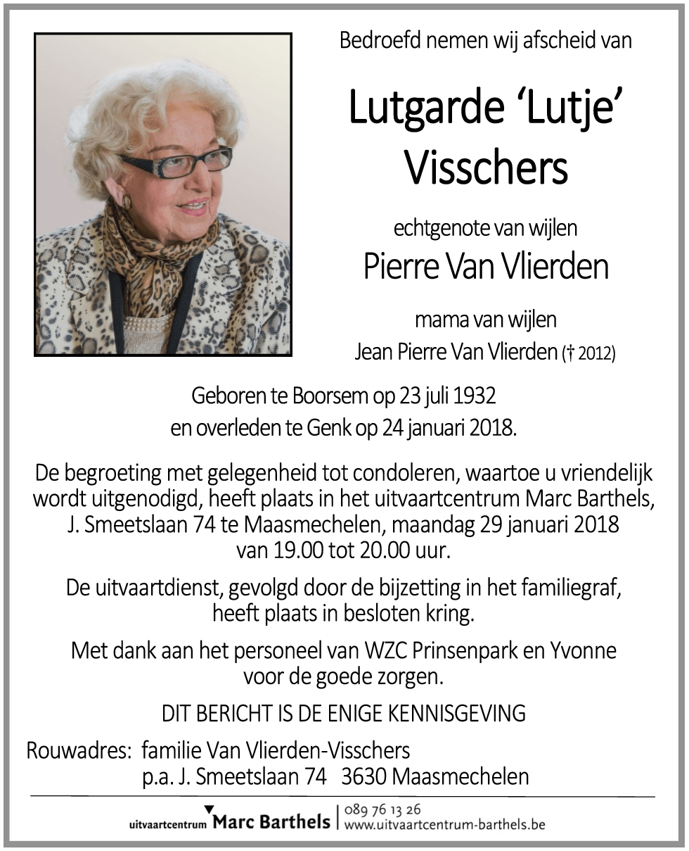 Lutgarde Visschers