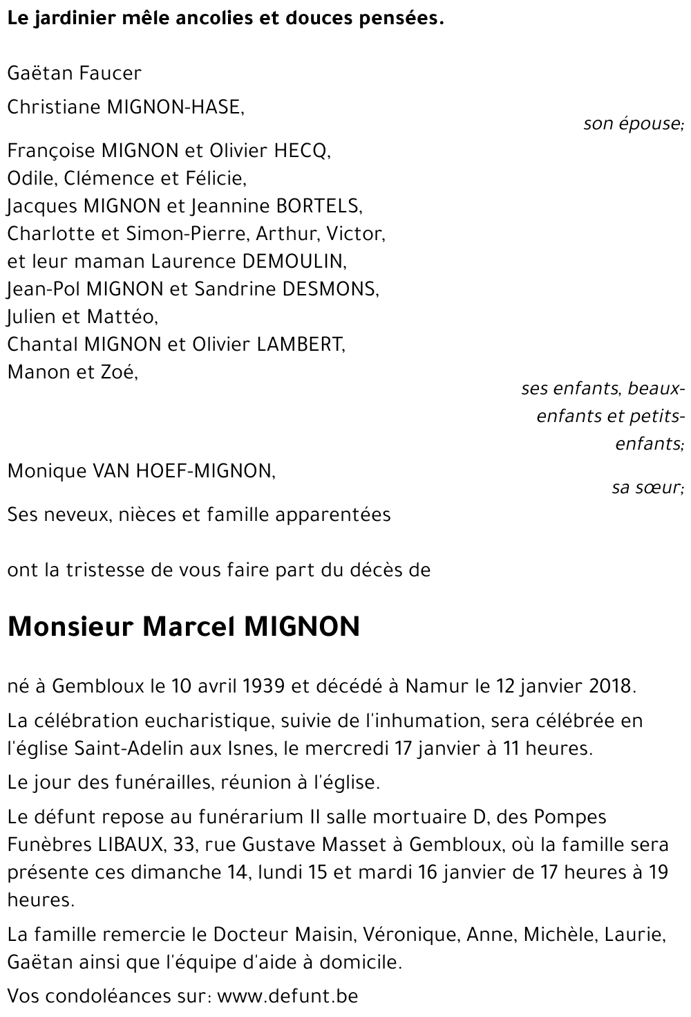 Marcel MIGNON