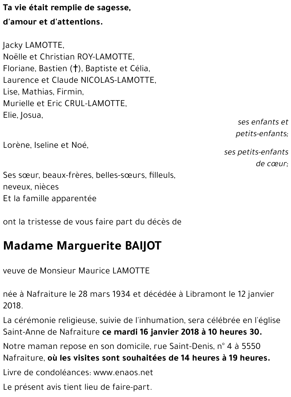 Marguerite BAIJOT