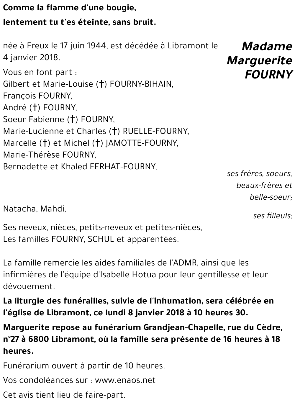 Marguerite FOURNY