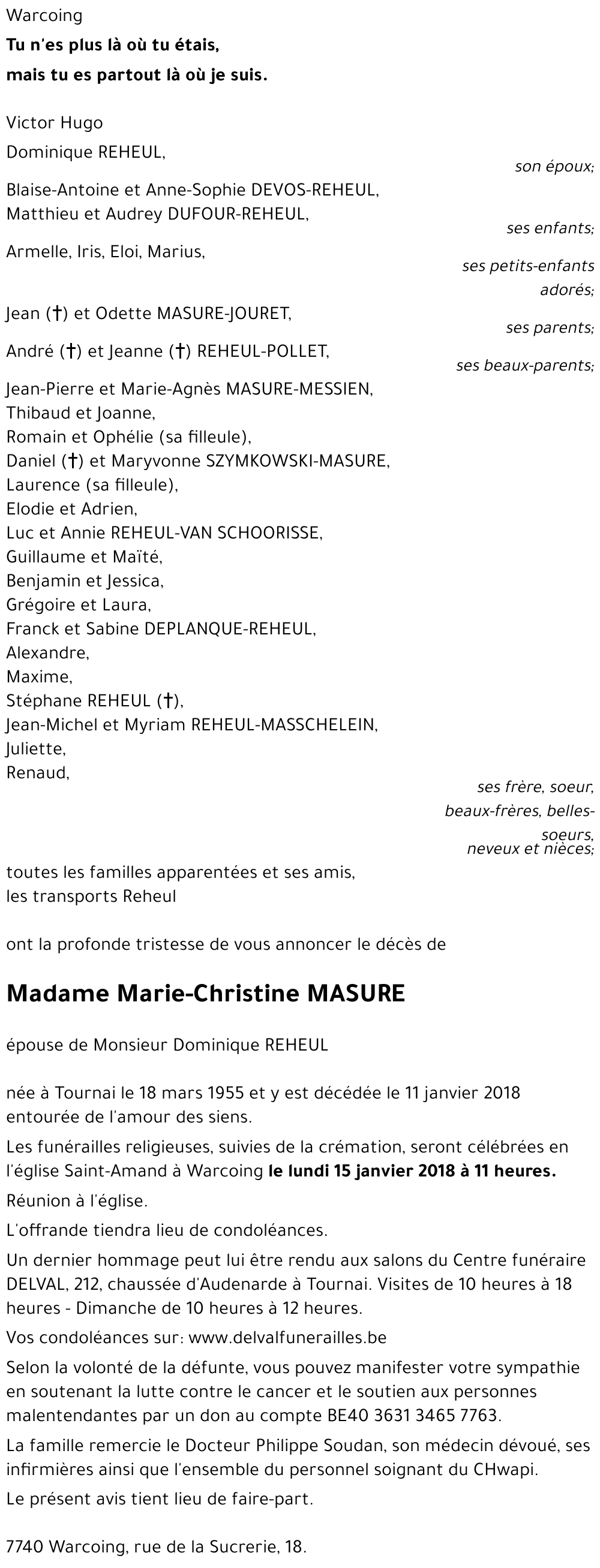 Marie-Christine MASURE