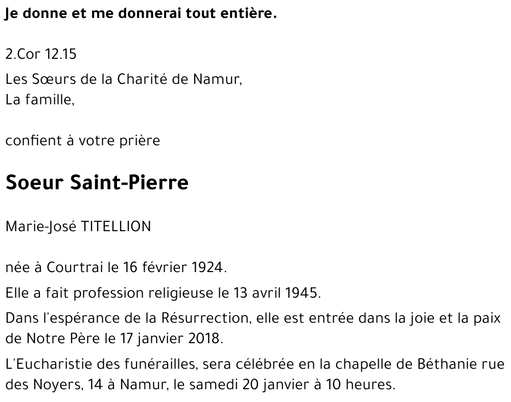 Marie-José TITELLION