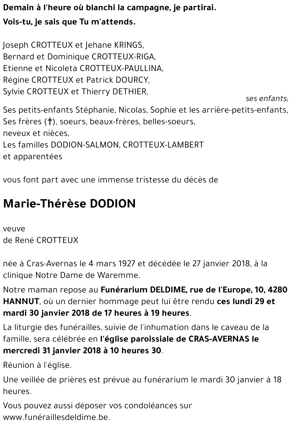 Marie-Thérèse DODION