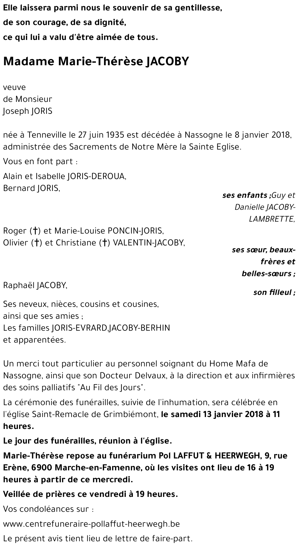 Marie-Thérèse JACOBY