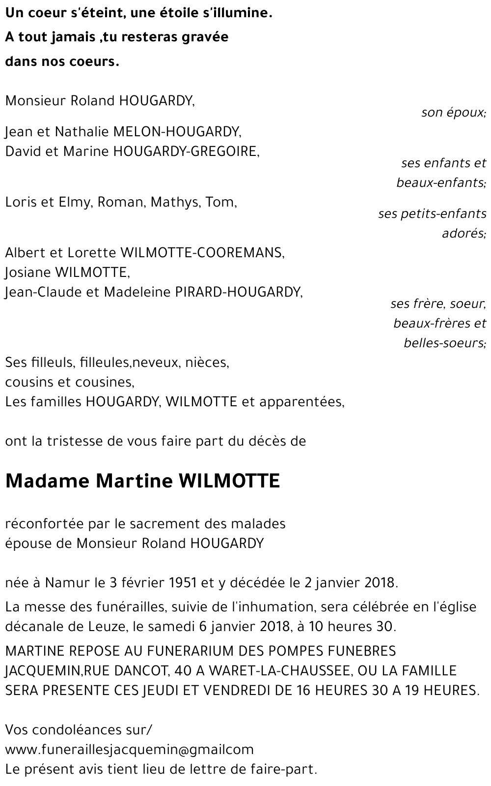 Martine wilmotte
