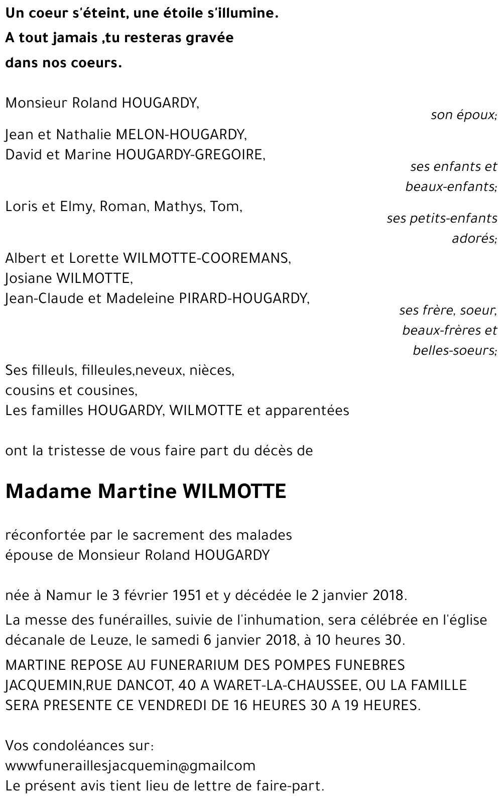 Martine wilmotte