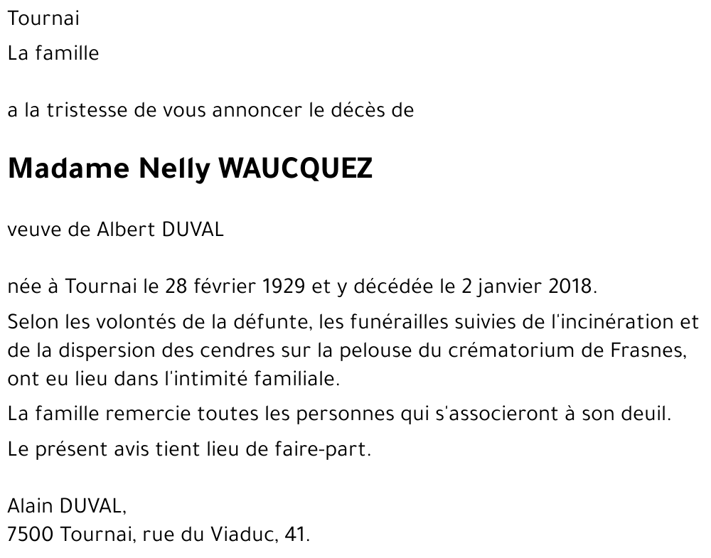 Nelly WAUCQUEZ