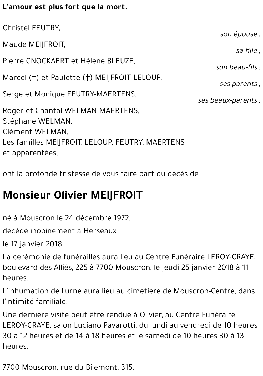 Olivier MEIJFROIT