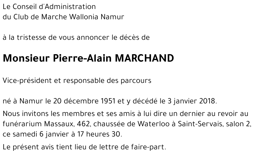 Pierre-Alain MARCHAND