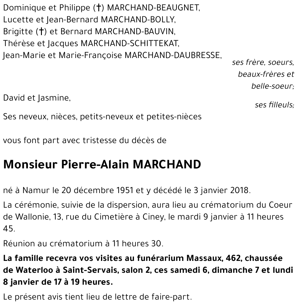 Pierre-Alain MARCHAND