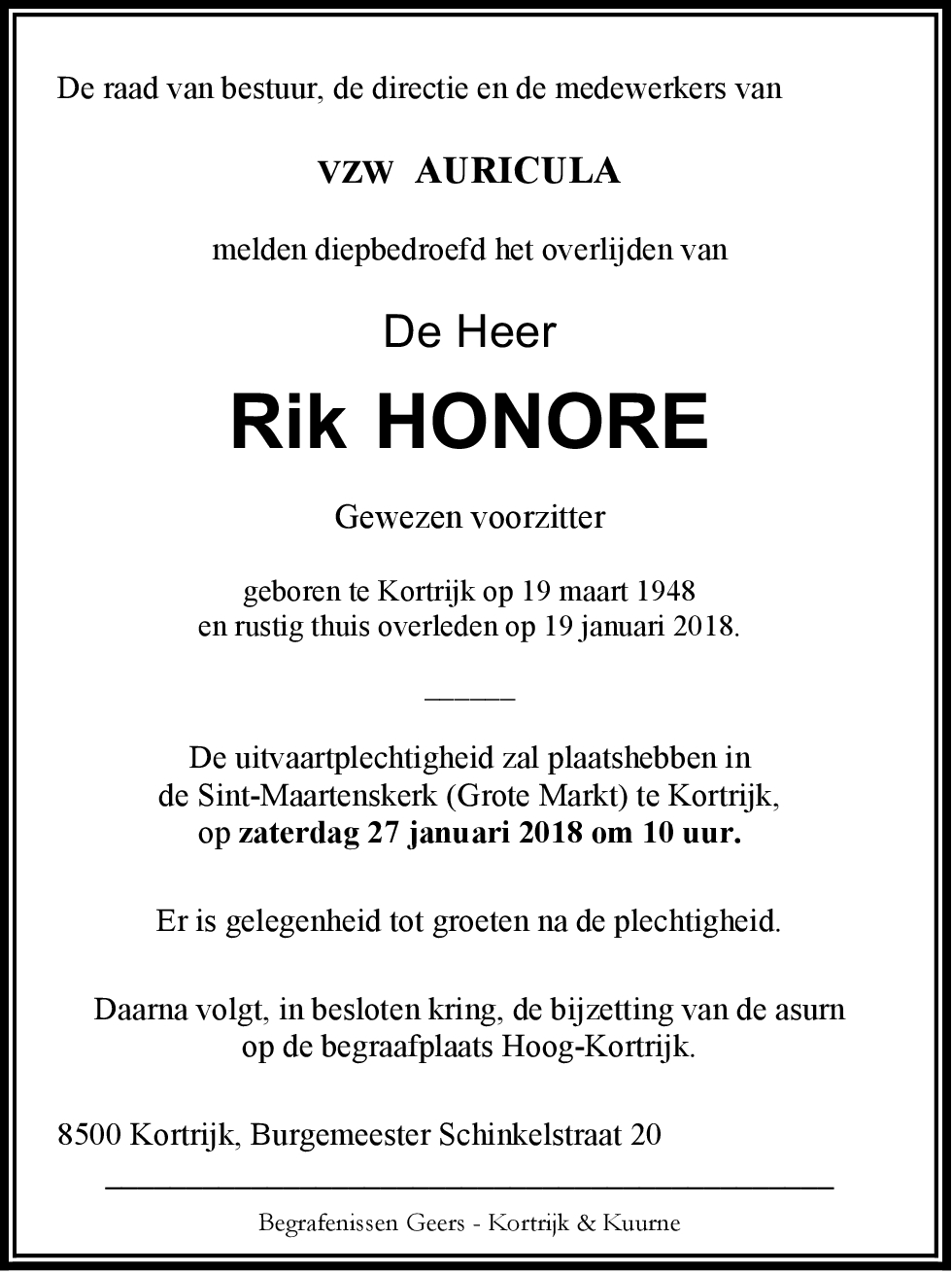 Rik Honoré