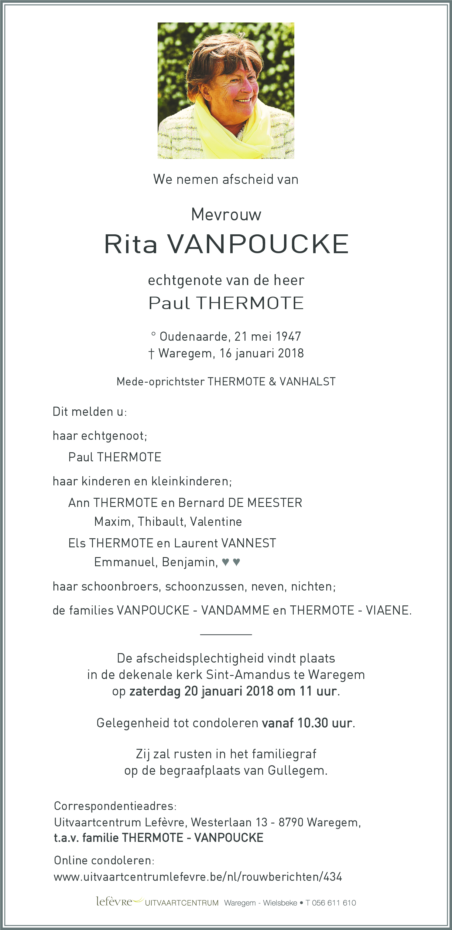 Rita Vanpoucke