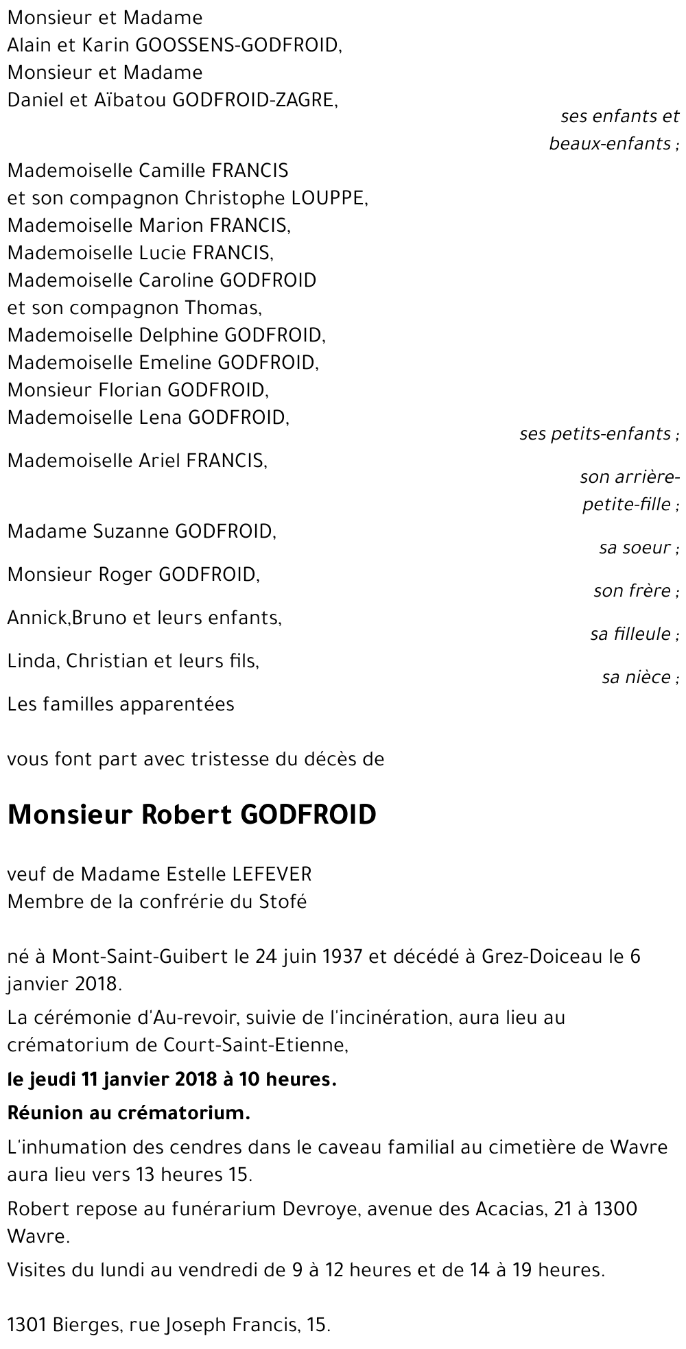 Robert Godfroid