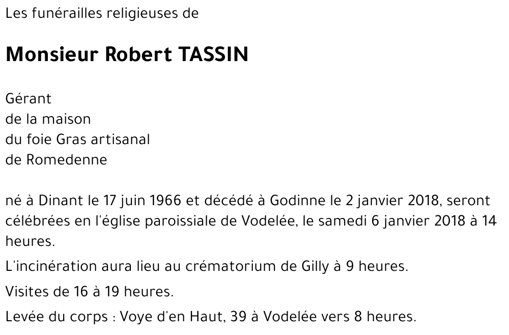 Robert Tassin