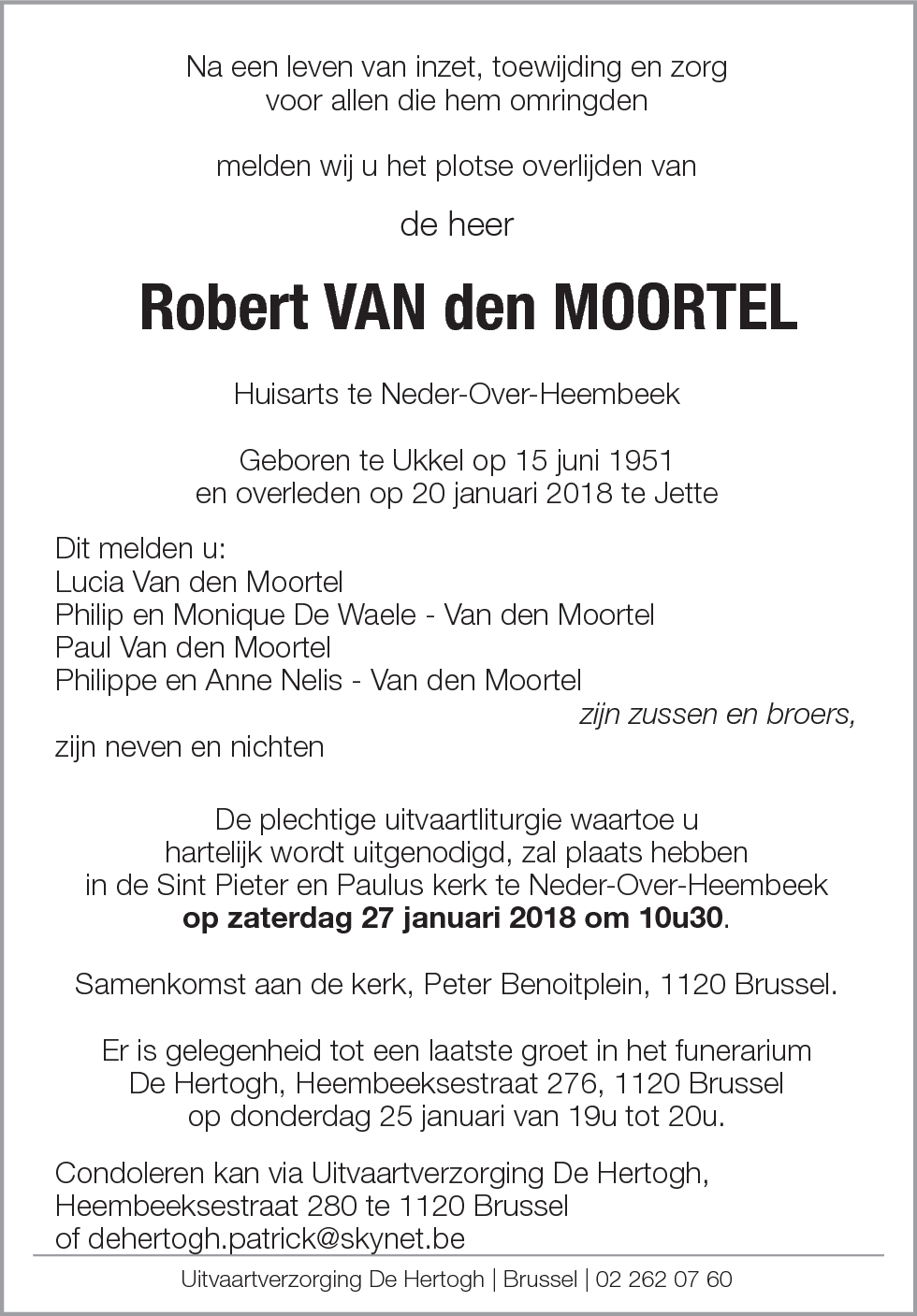Robert Van den Moortel