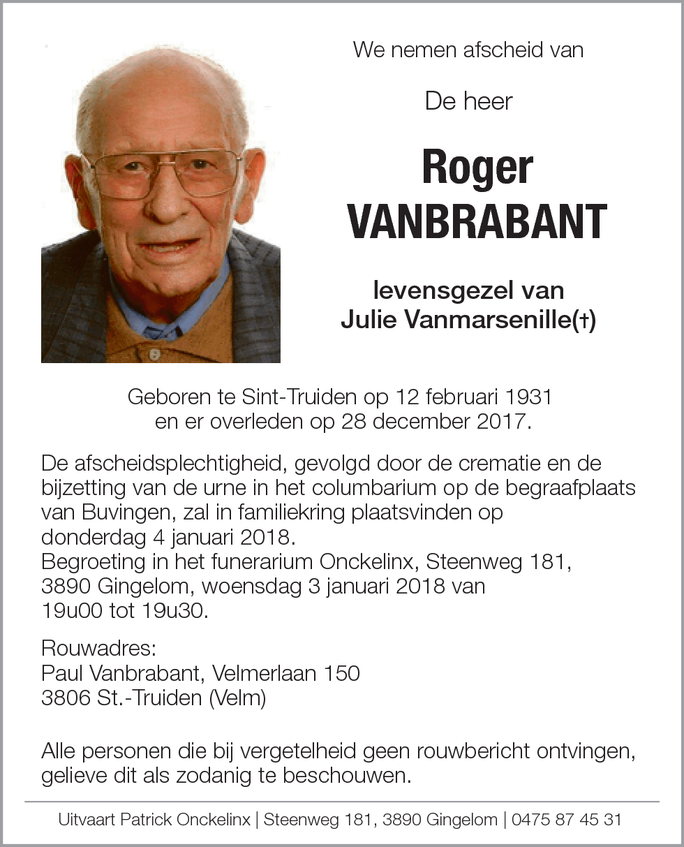 Roger Vanbrabant