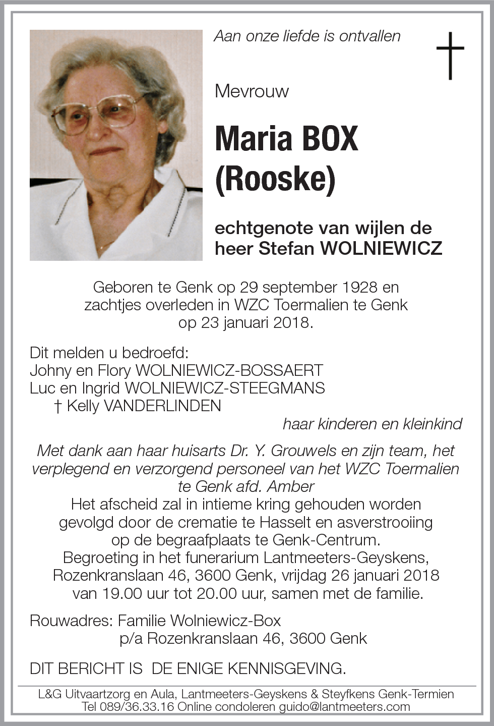 Rosa (Rooske) BOX