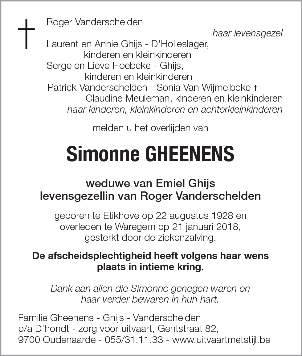 Simonne Gheenens
