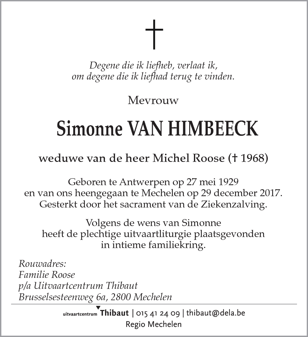 Simonne Van Himbeeck