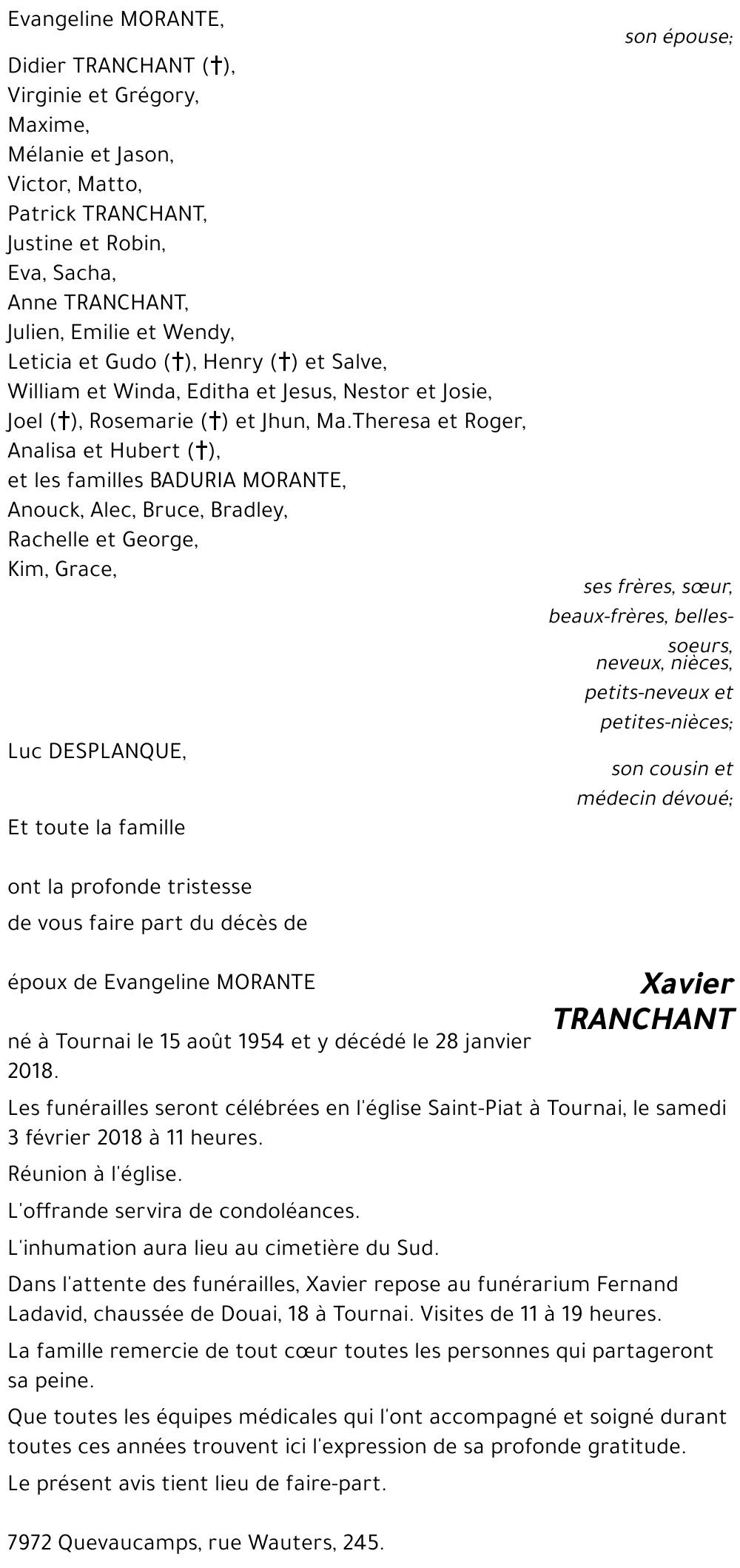 Xavier TRANCHANT