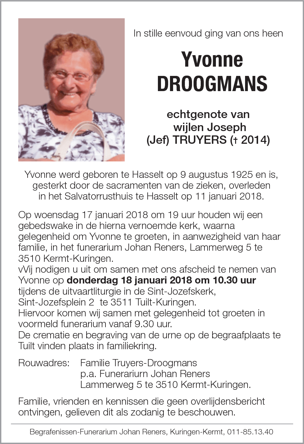 Yvonne Droogmans