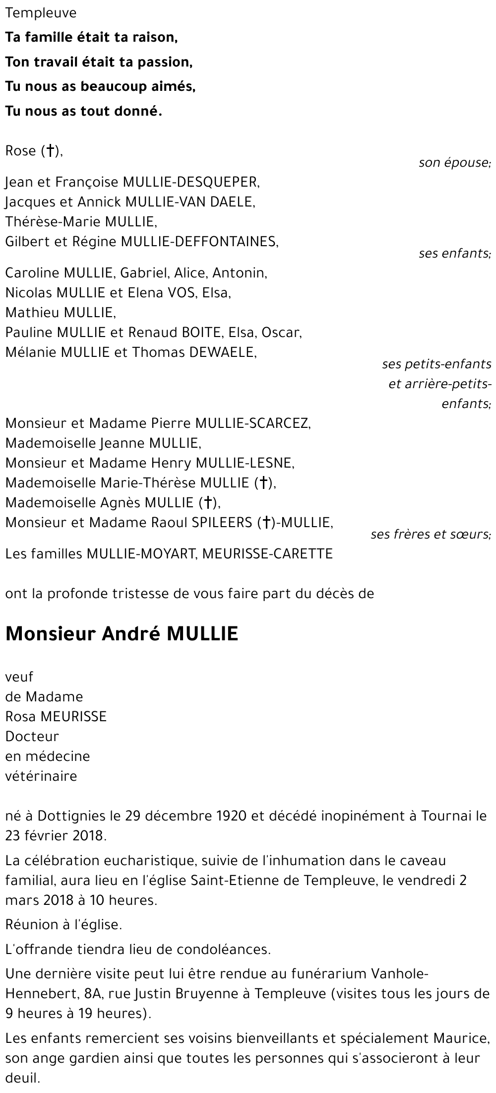 André MULLIE