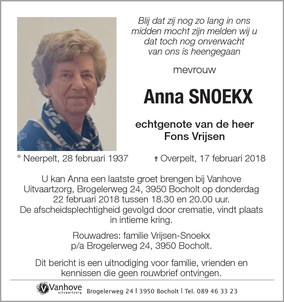 Anna Snoekx