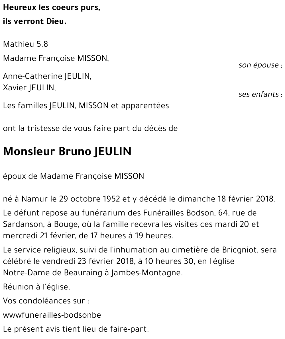 Bruno JEULIN
