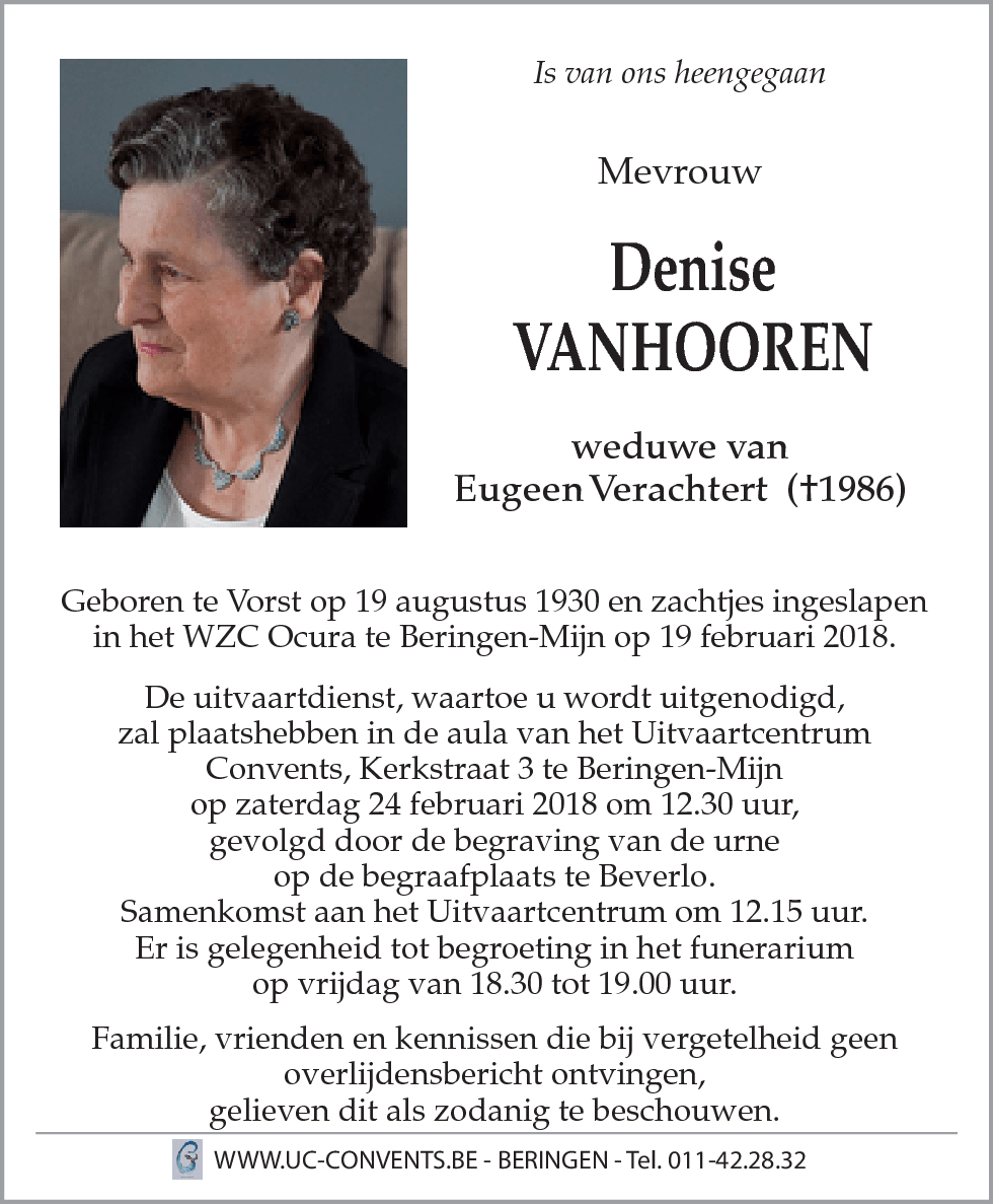 Denise Vanhooren