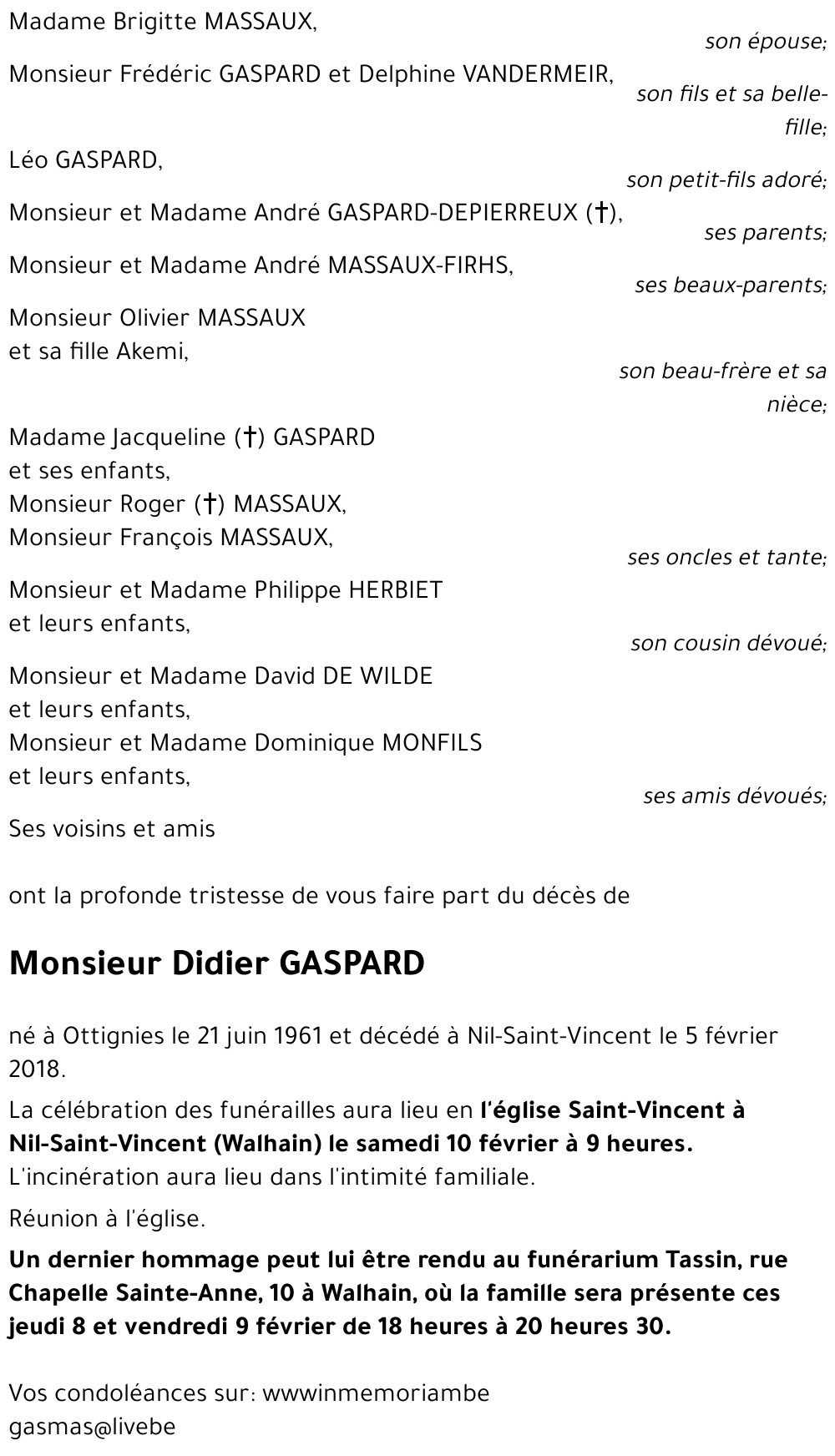 Didier GASPARD