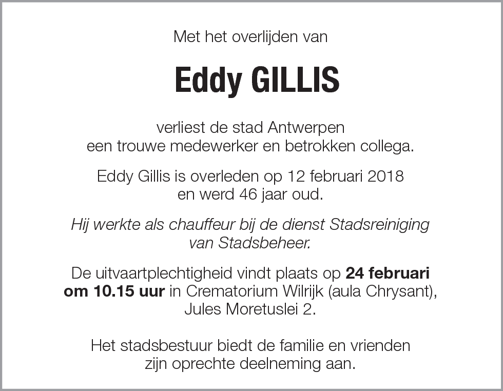 Eddy Gillis