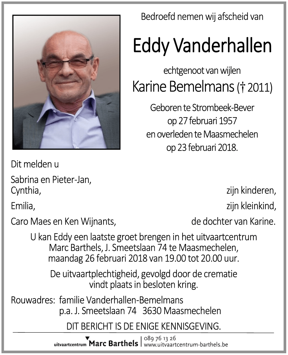 Eddy Vanderhallen