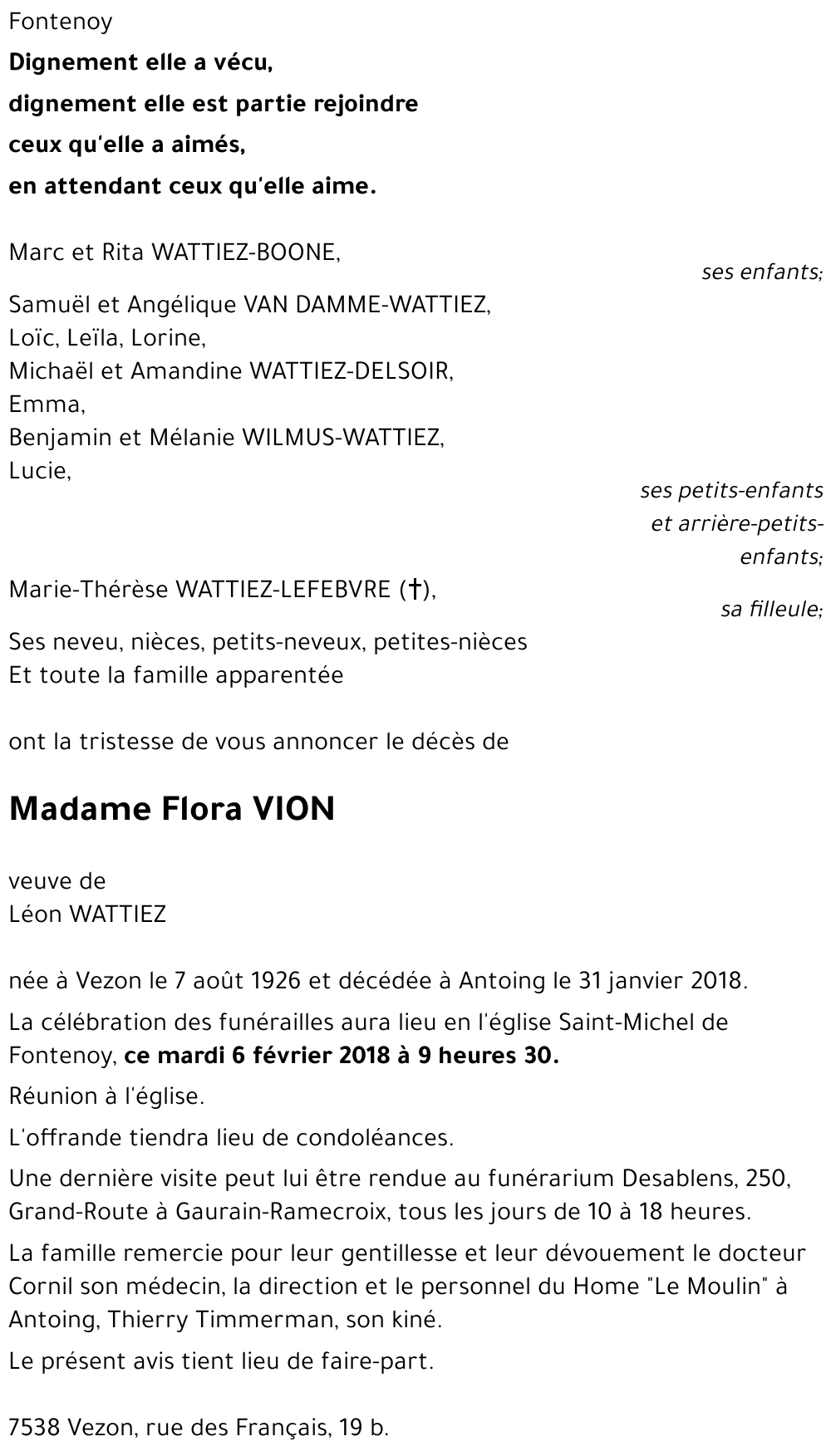 Flora VION