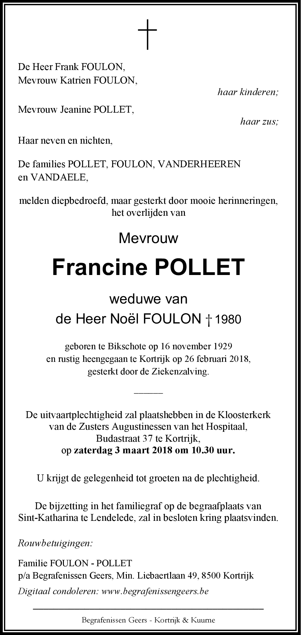 Francine POLLET