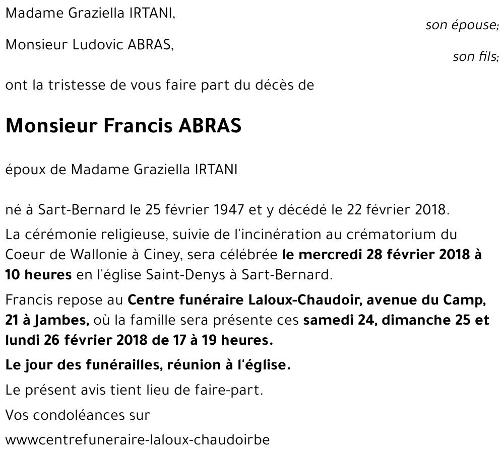 Francis ABRAS