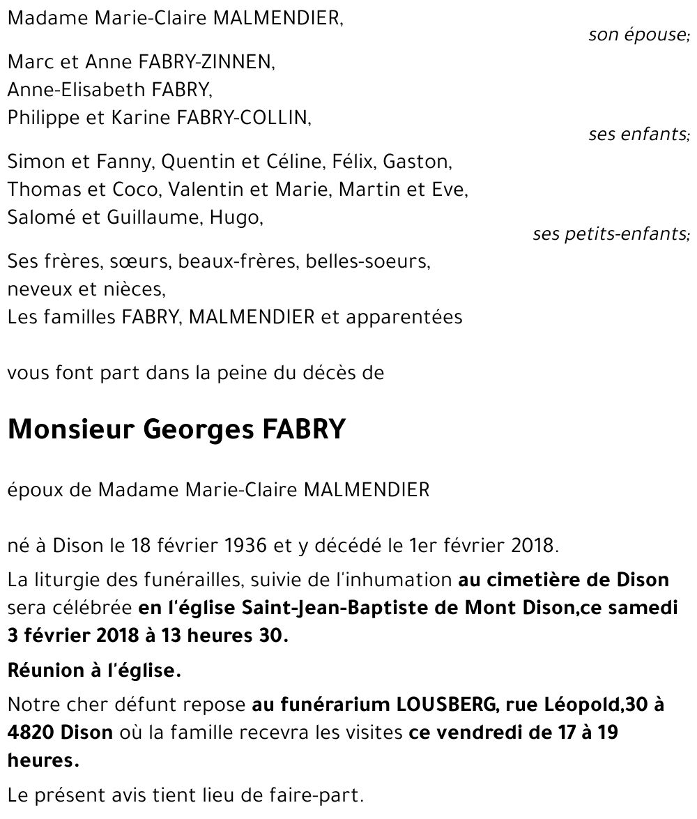 Georges FABRY