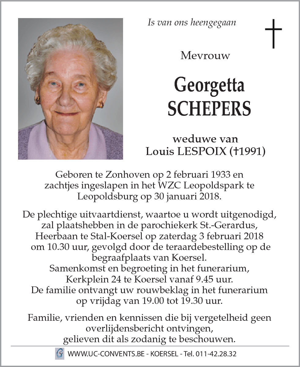 Georgetta Schepers