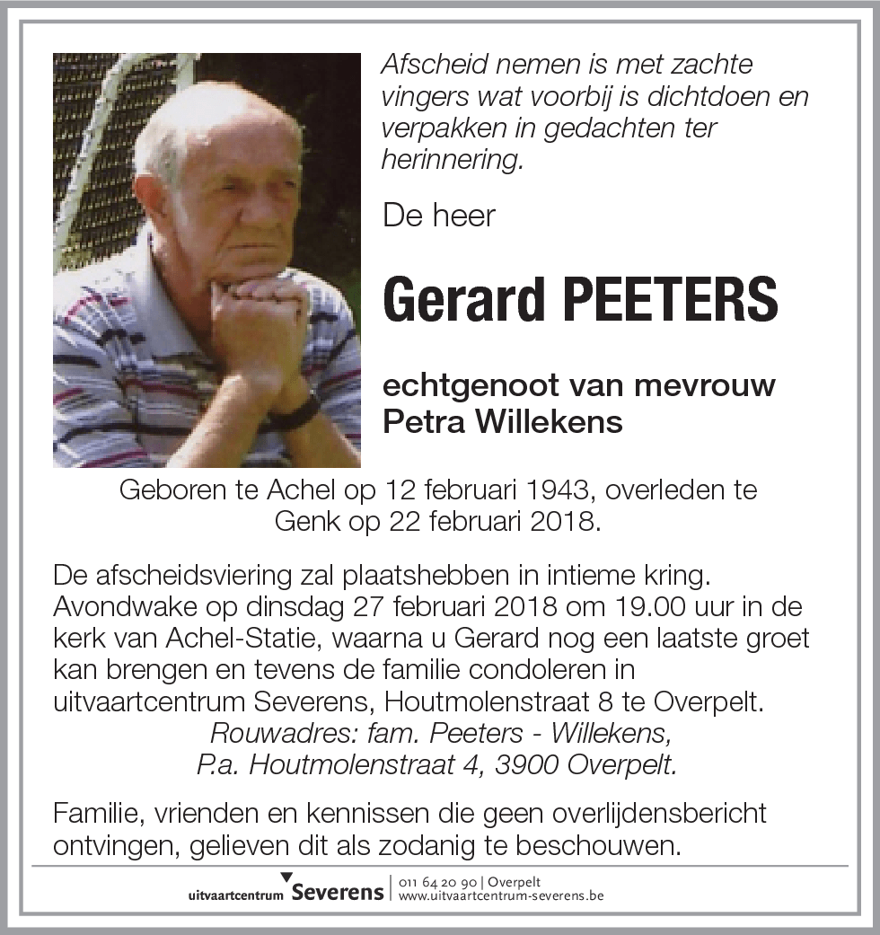 Gerard Peeters