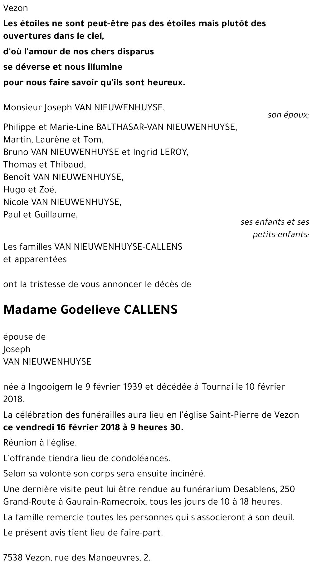 Godelieve CALLENS