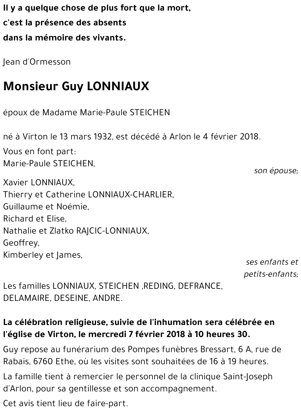 Guy LONNIAUX 