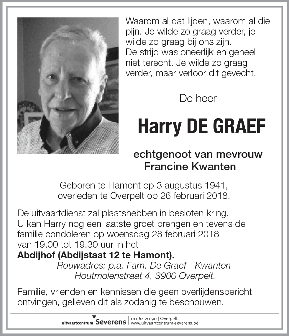 Harry De Graef